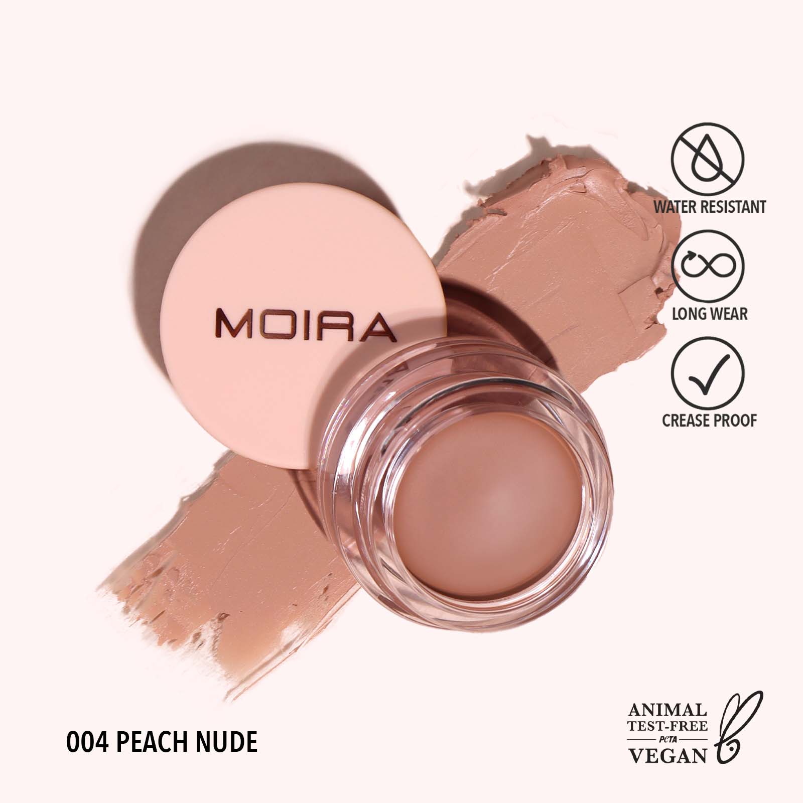 Lasting Priming Cream Shadow (004, Peach Nude)