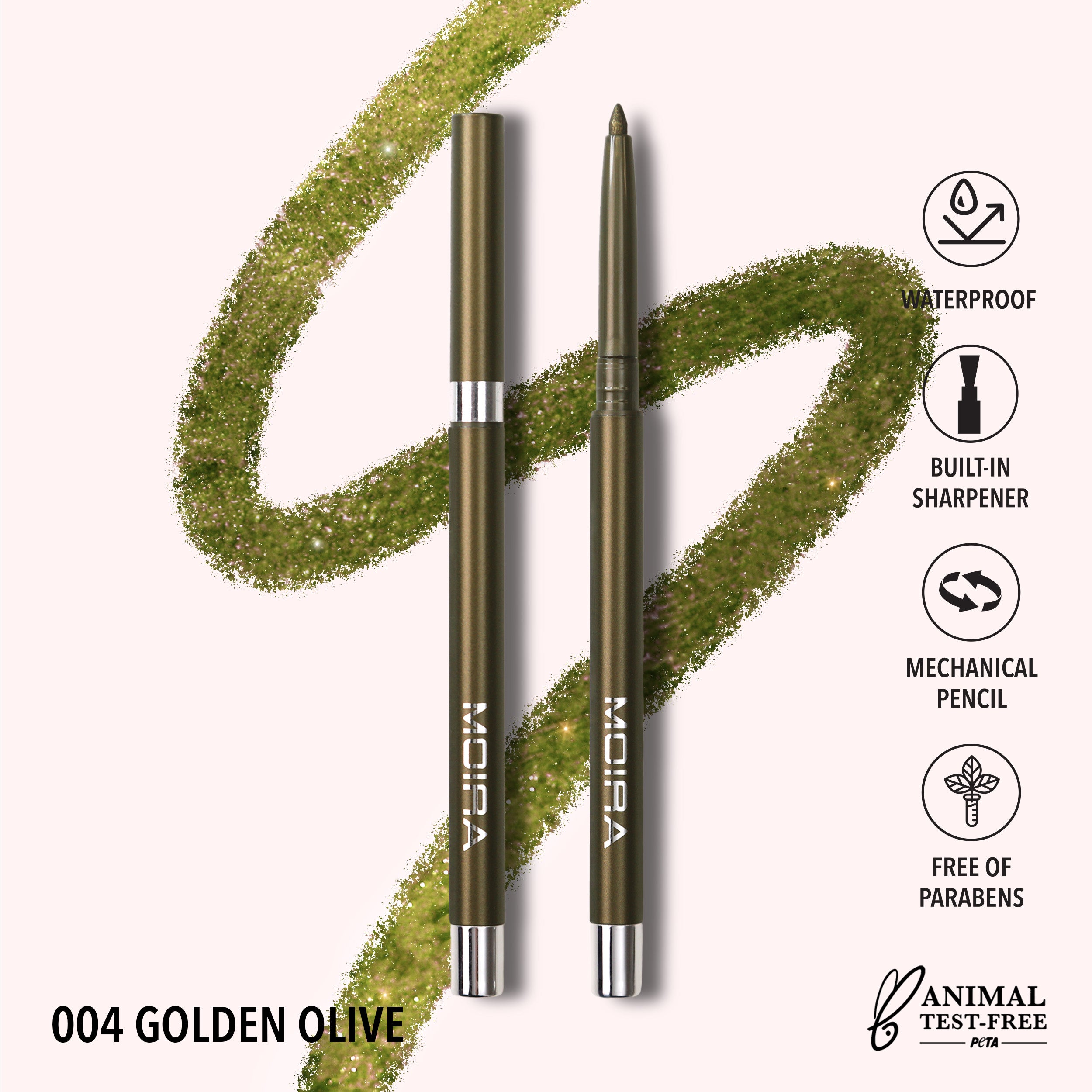 Statement Shimmer Liner (004, Golden Olive)