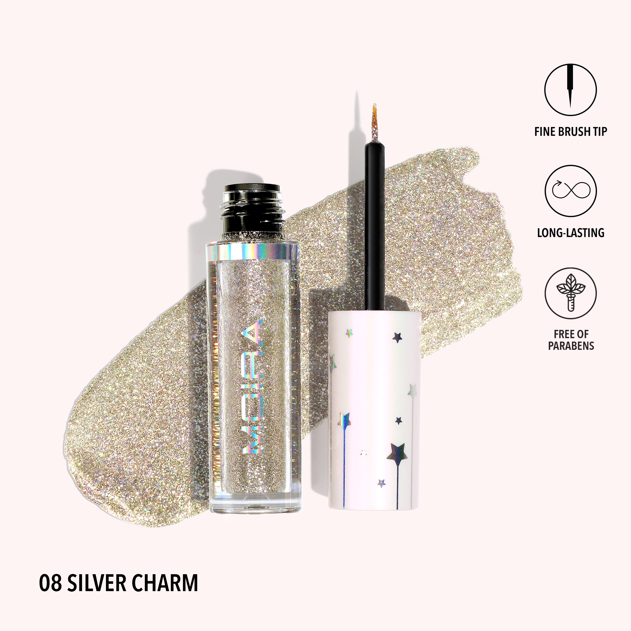 Glitter Glitter Liner (008, Silver Charm)