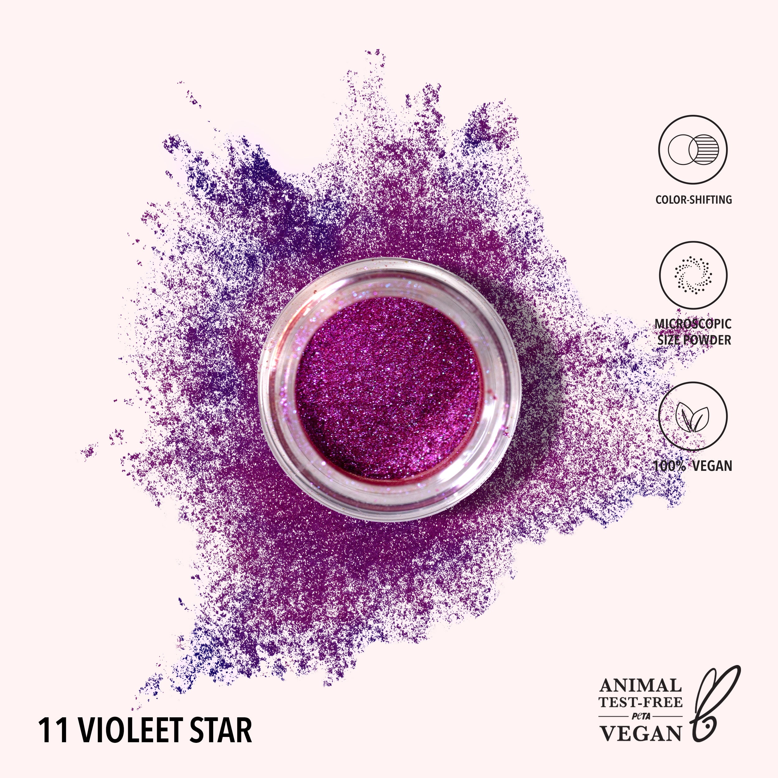 Starstruck Chrome Loose Powder (011, Violet Star)
