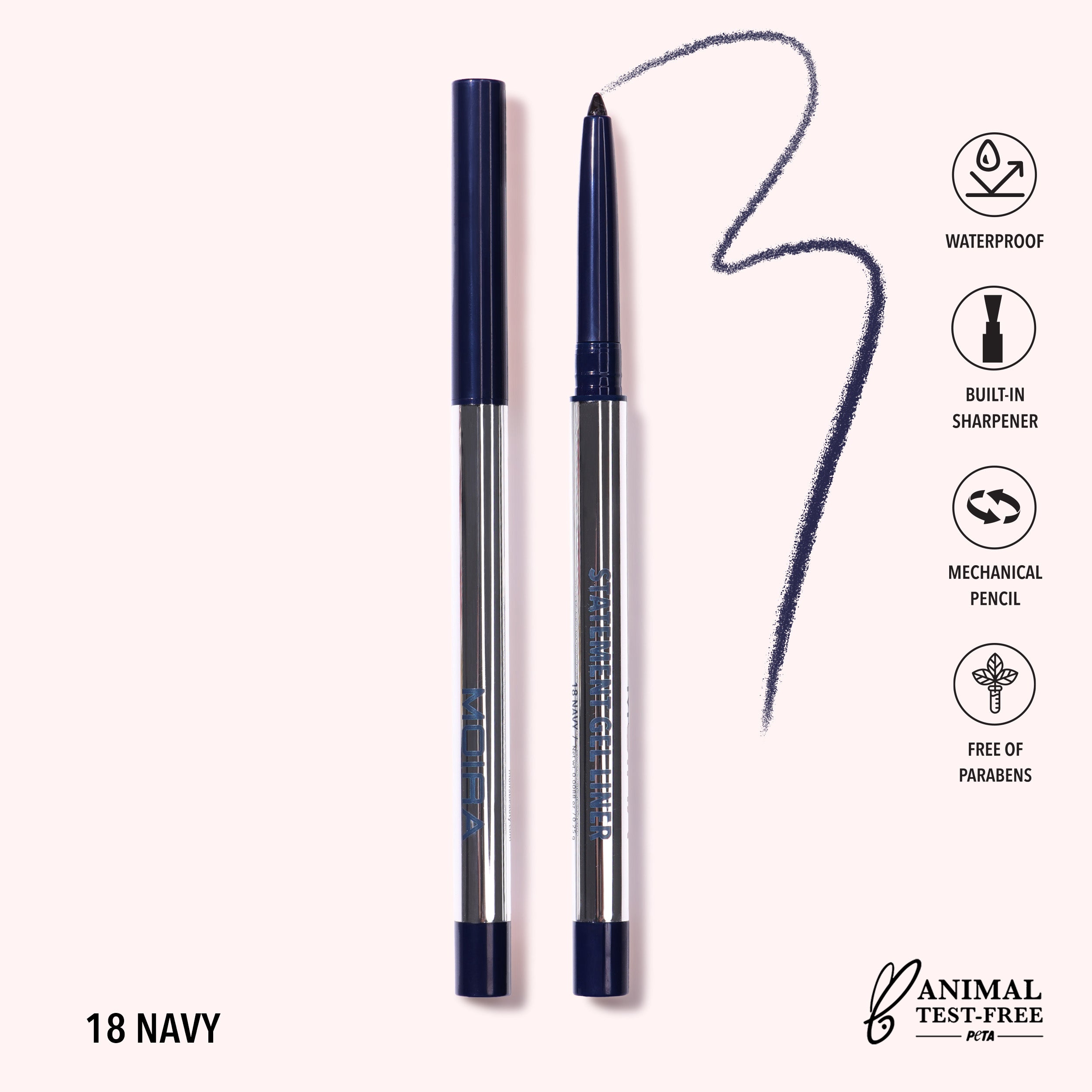 Statement Gel Liner (018, Navy)