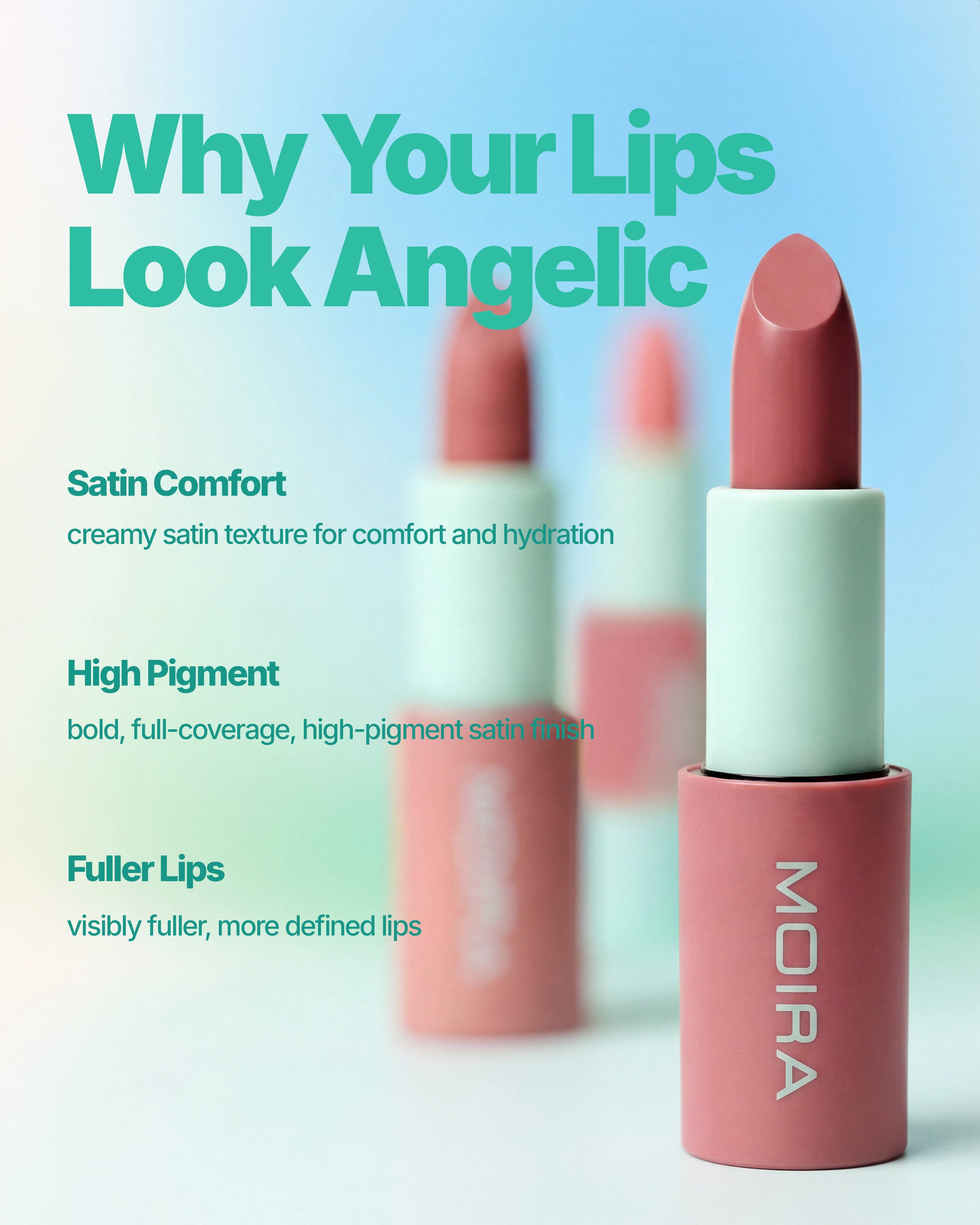 Angel Satin Lipstick (004, Heaven)