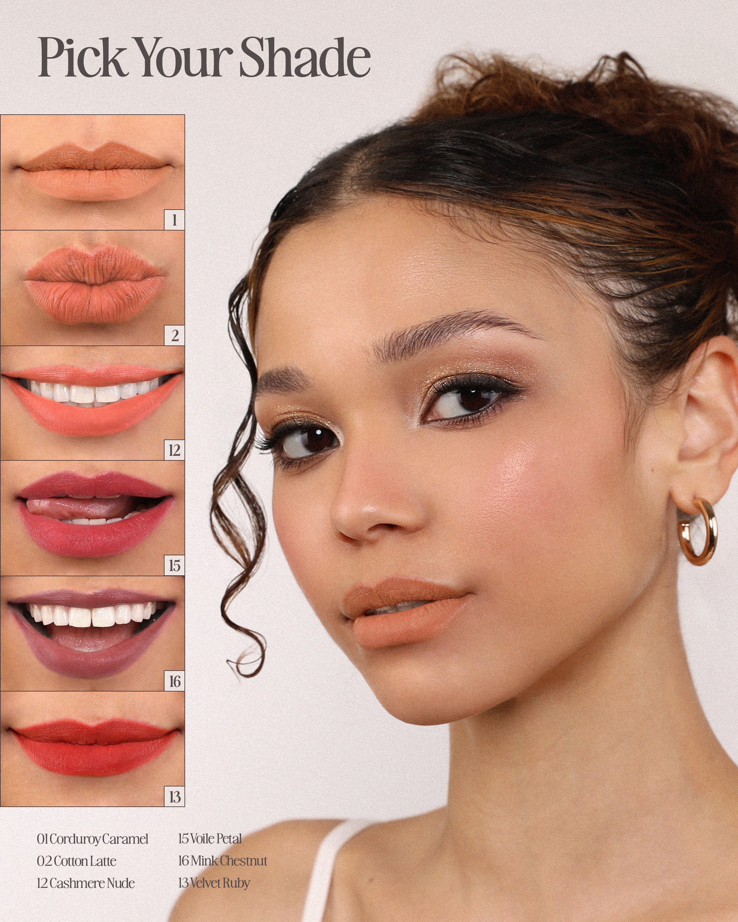 Cushion Kiss Lip Cream (001, Corduroy Caramel)