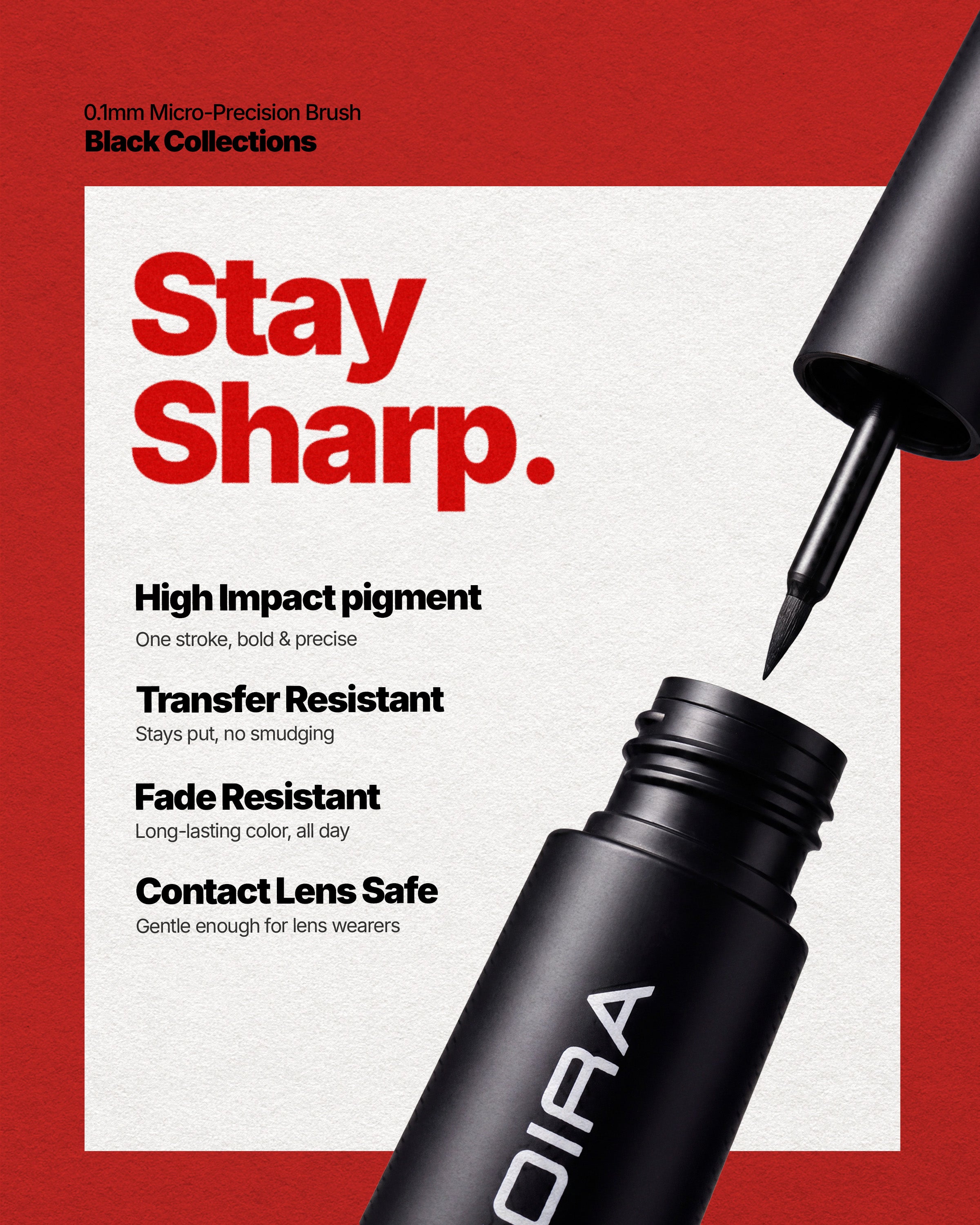 24HR Ink Dip Liner (001, Black)