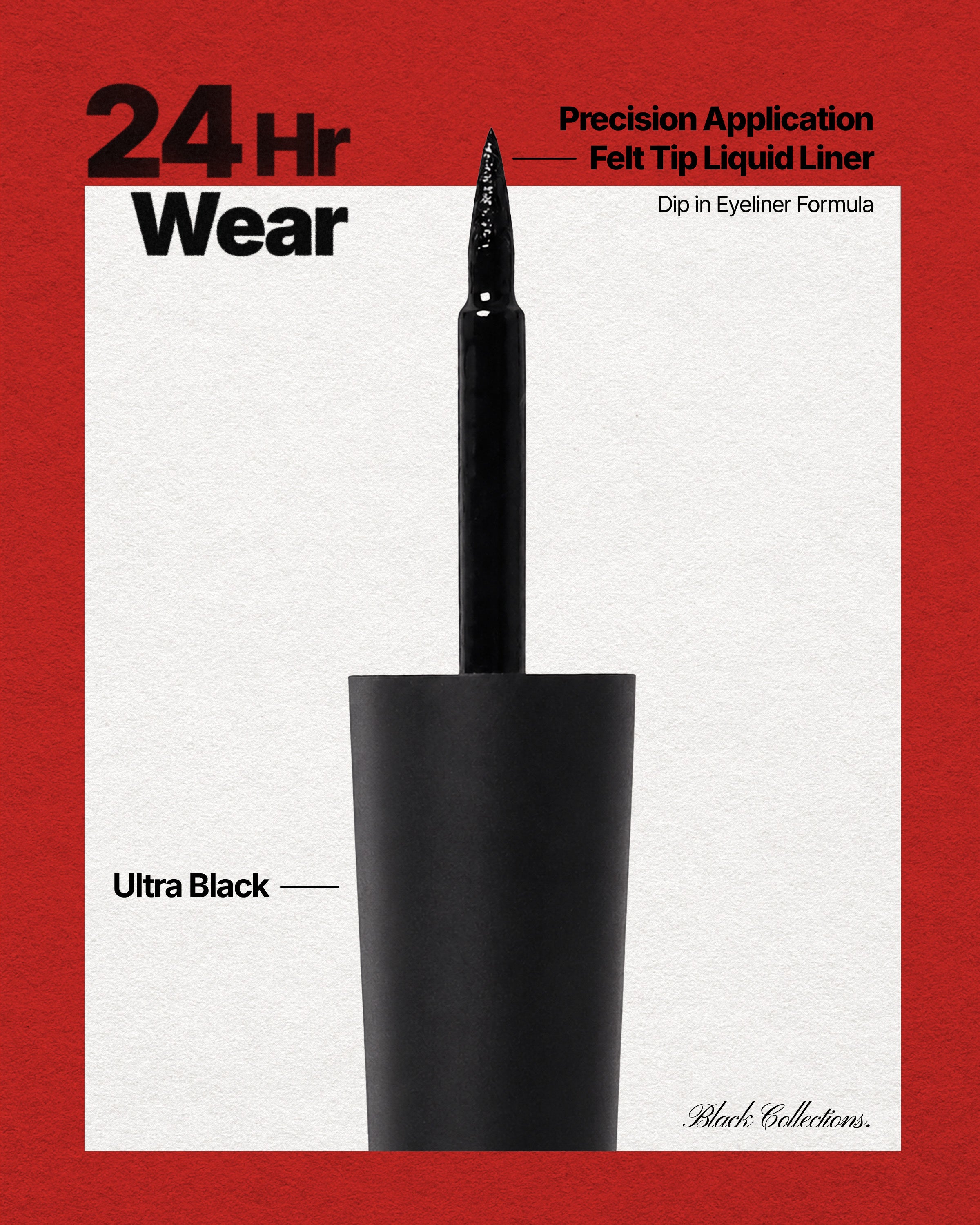 24HR Ink Dip Liner (001, Black)