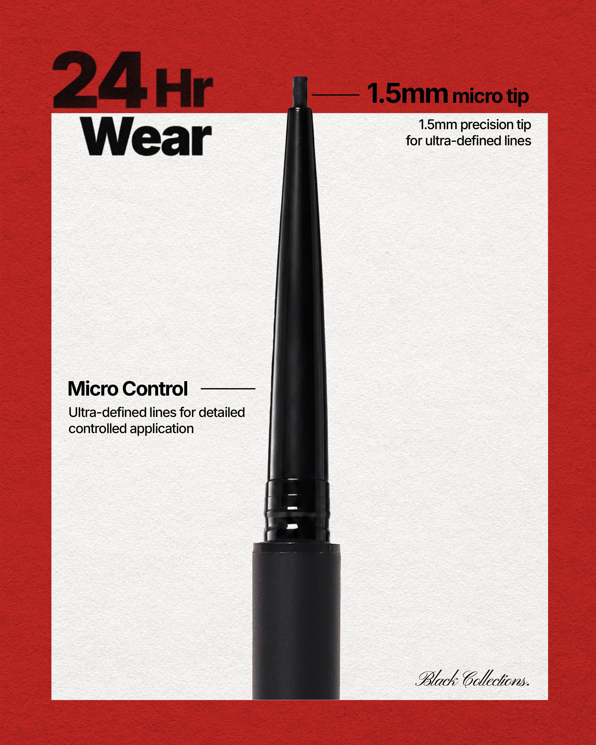 24HR Micro Gel Liner (001, Black)