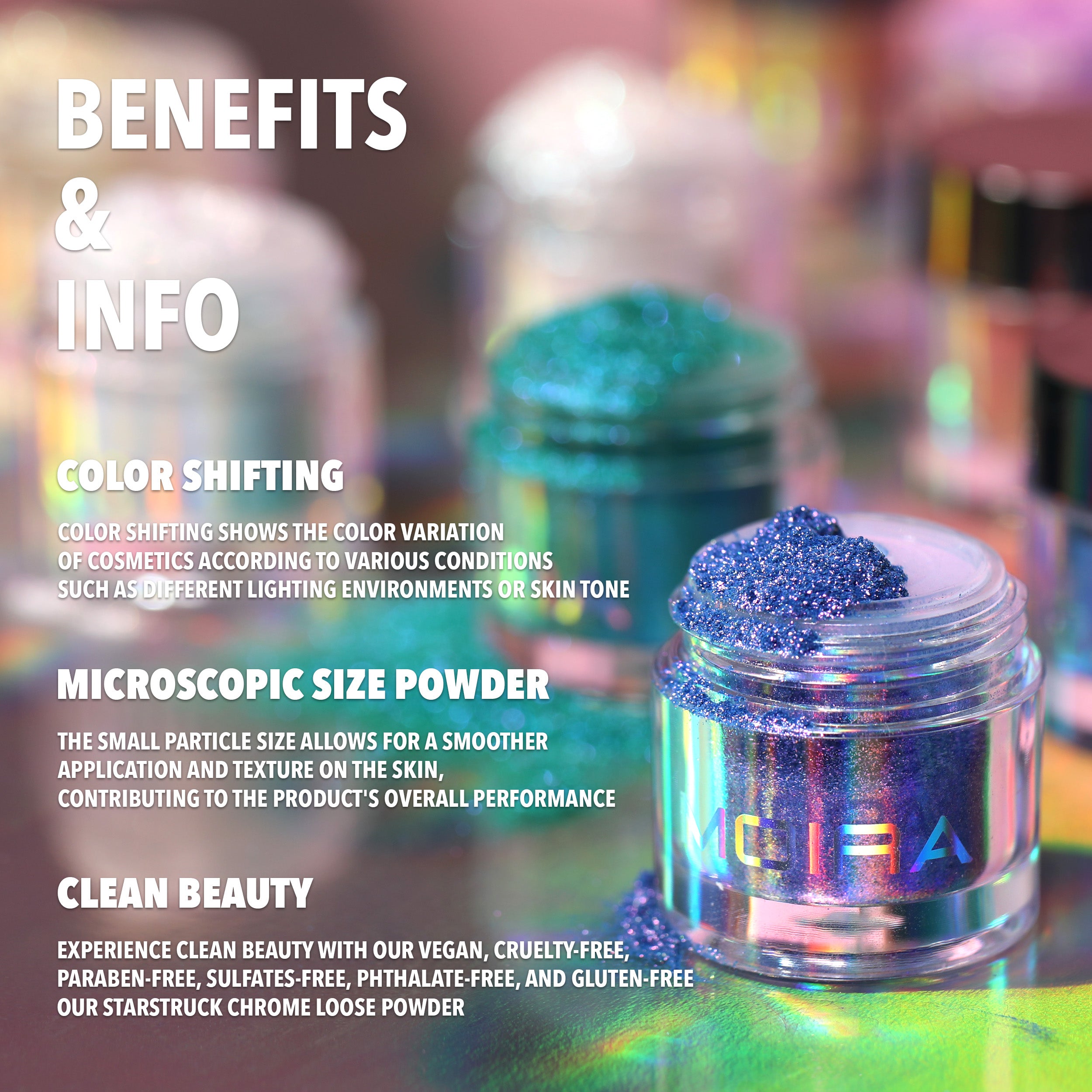 Starstruck Chrome Loose Powder (014, Ocean Blue)