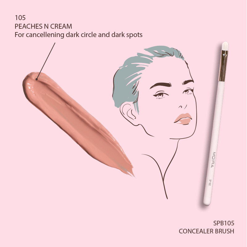 Lavish Color Correcting Concealer (105, PEACHES N CREAM)