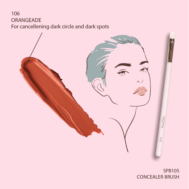 Lavish Color Correcting Concealer (106, ORANGEADE)