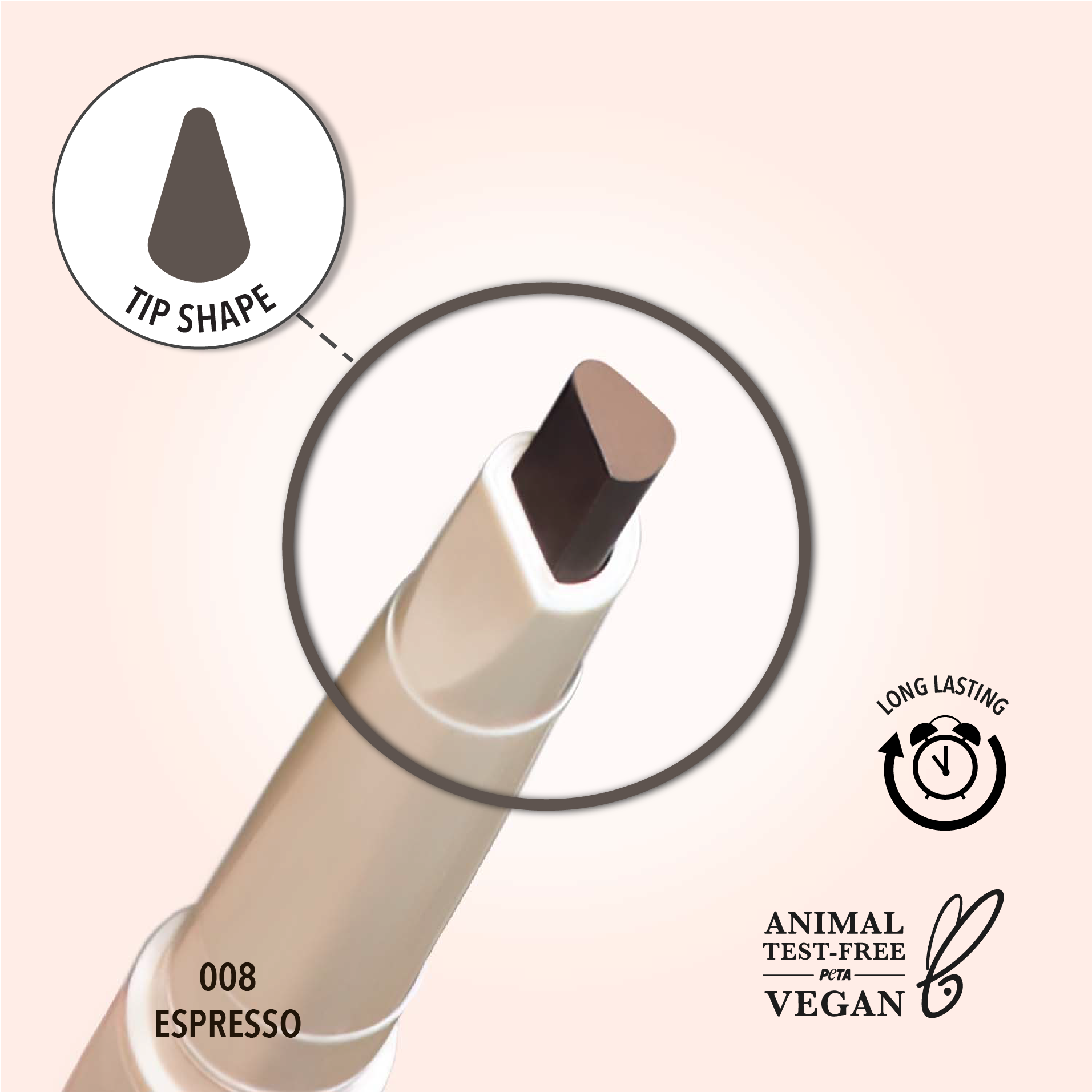 Angled Brow Pencil (008, Espresso)