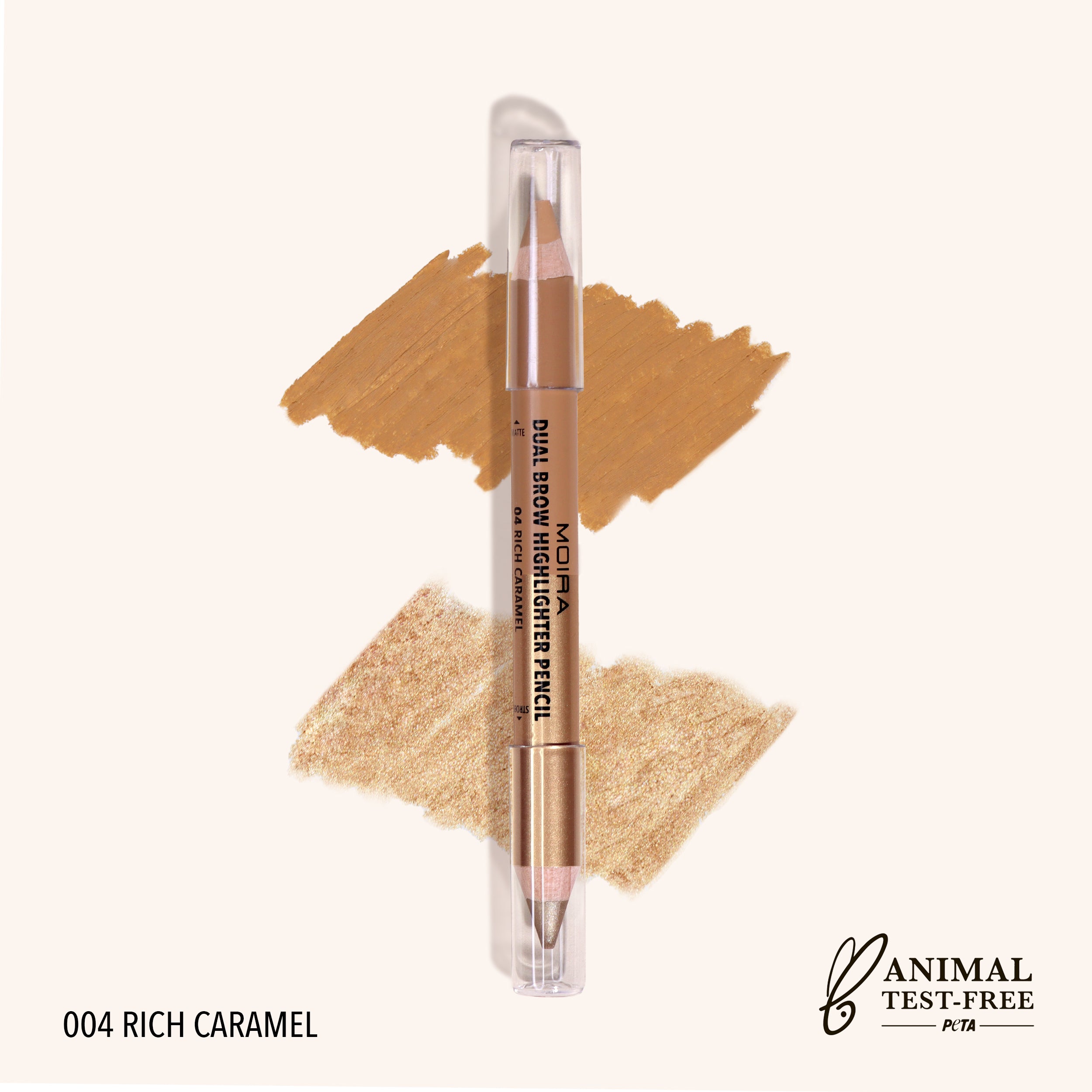 Dual Brow Highlighter Pencil (004, Rich Caramel)