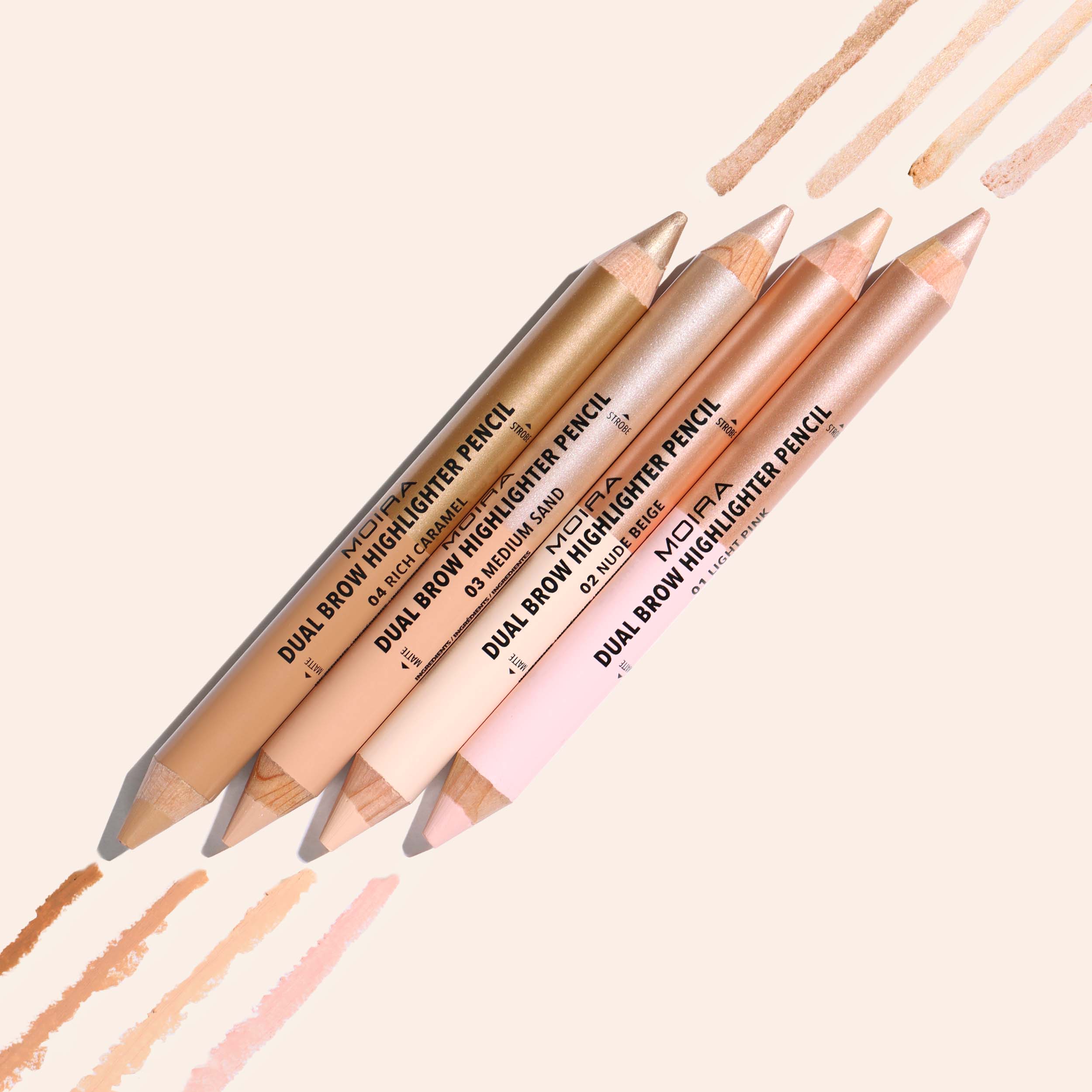 Dual Brow Highlighter Pencil (004, Rich Caramel)