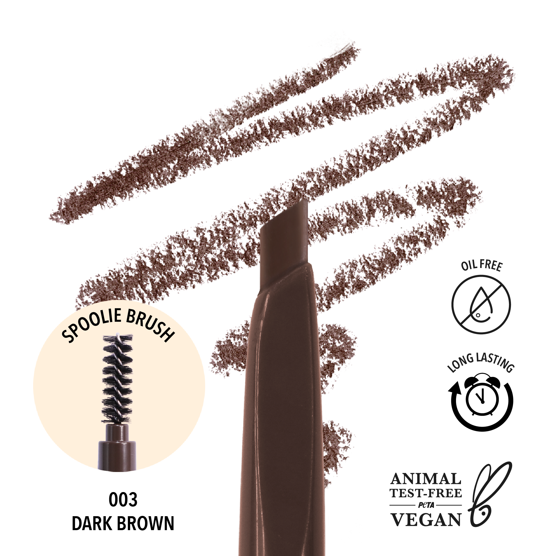 Dual Brow Pencil (003, Dark Brown)