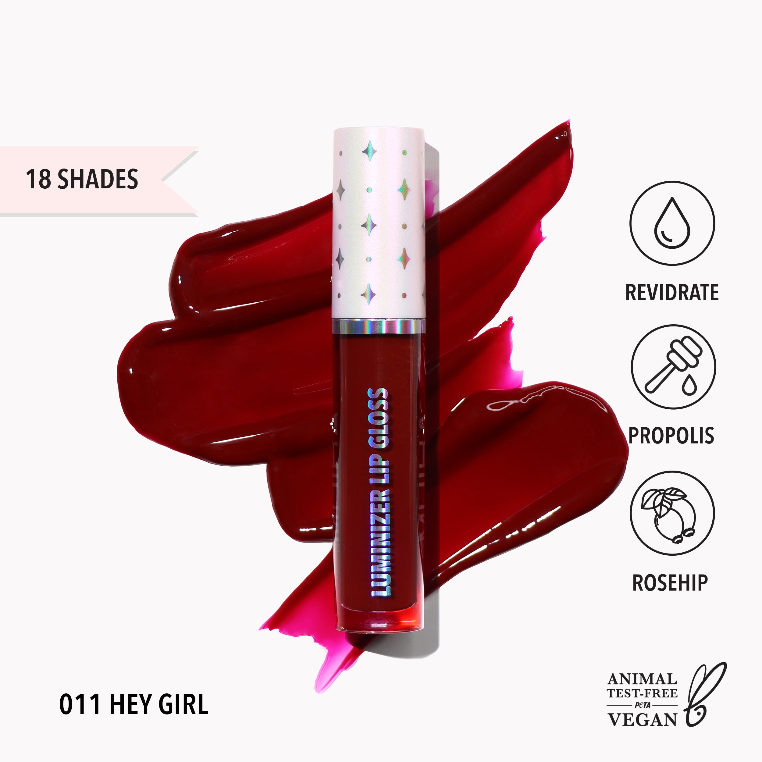 Luminizer Lip Gloss (011, Hey Girl)