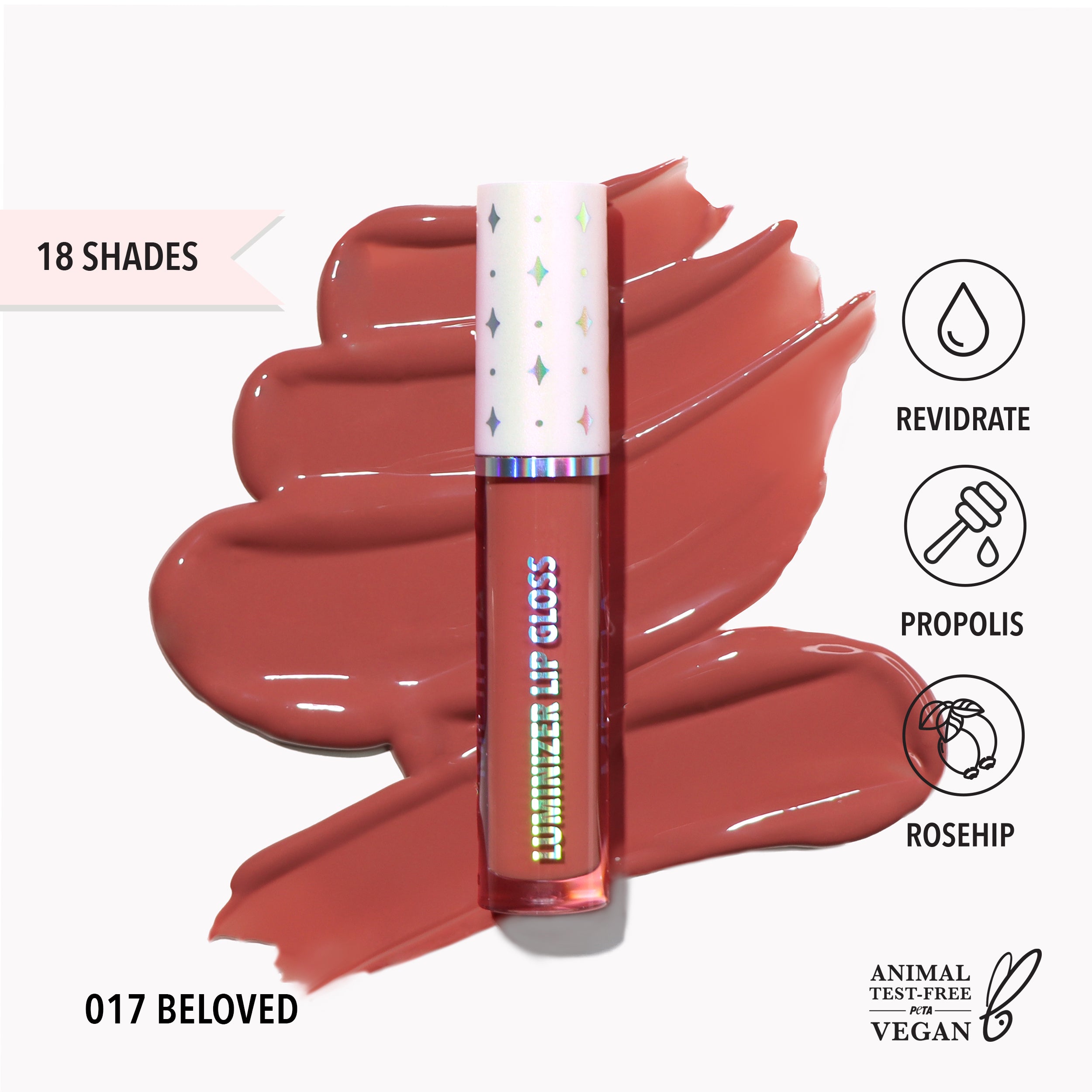 Luminizer Lip Gloss (017, Beloved)