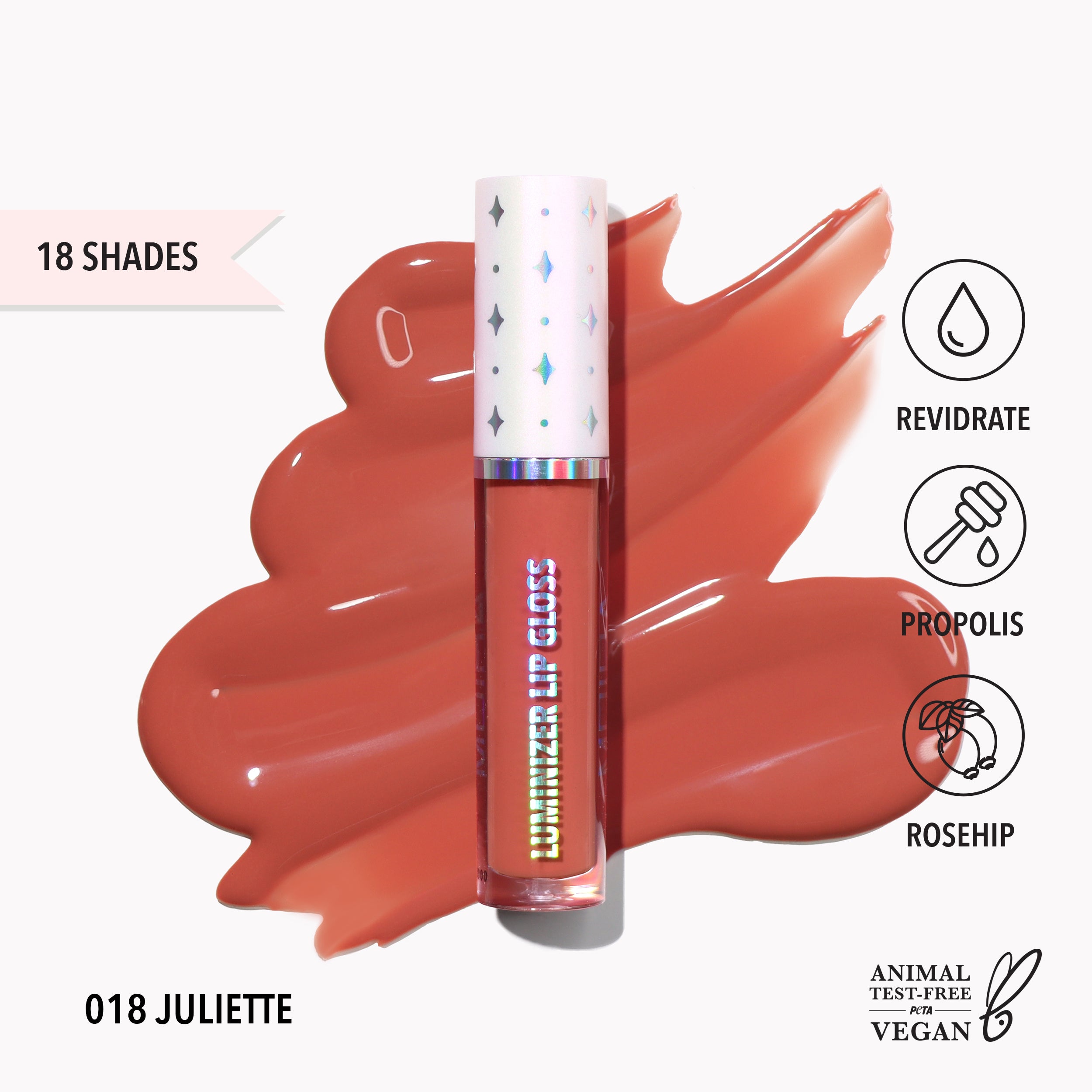 Luminizer Lip Gloss (018, Juliette)