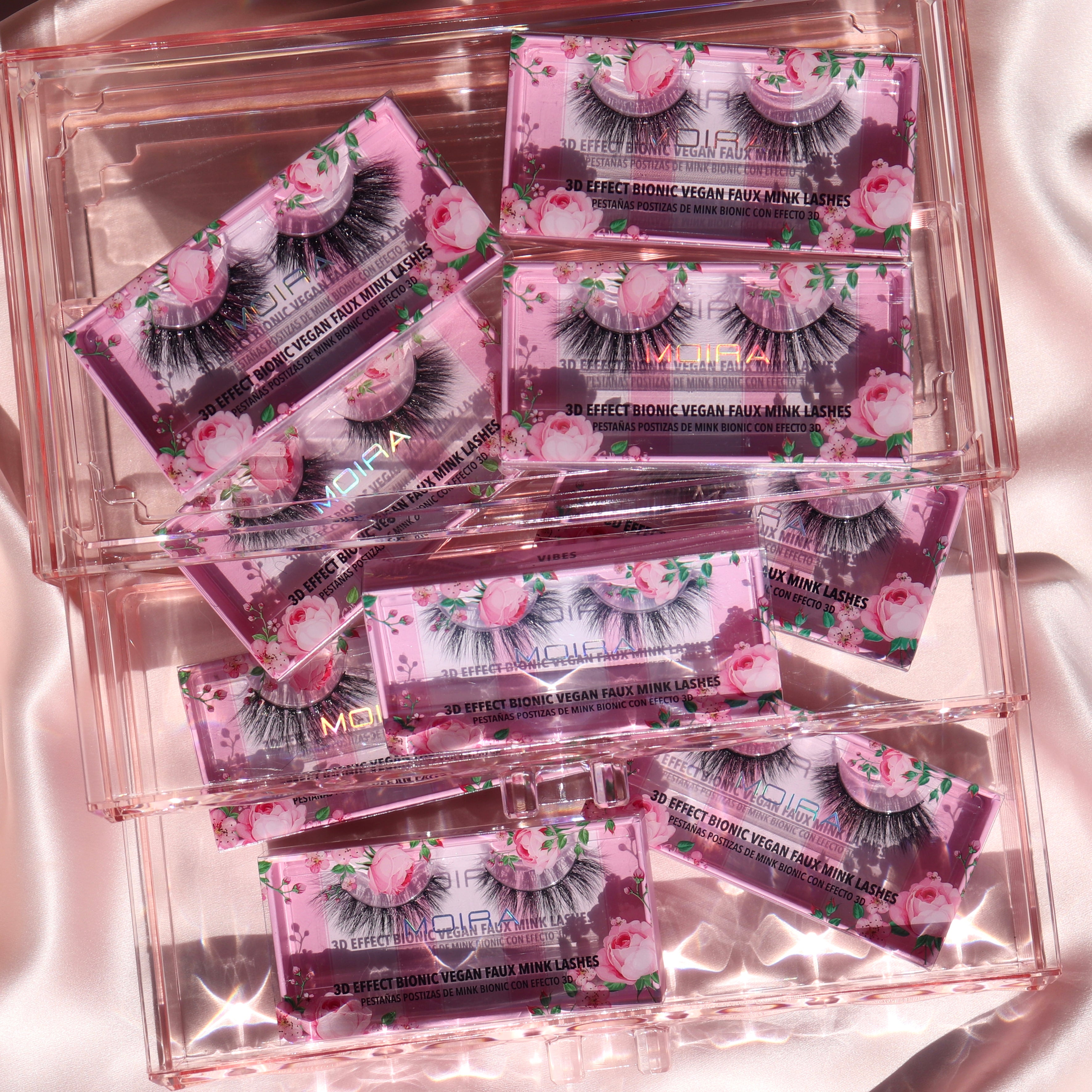 3D Effect Bionic Vegan Faux Mink Lashes (001, Golden Hour)