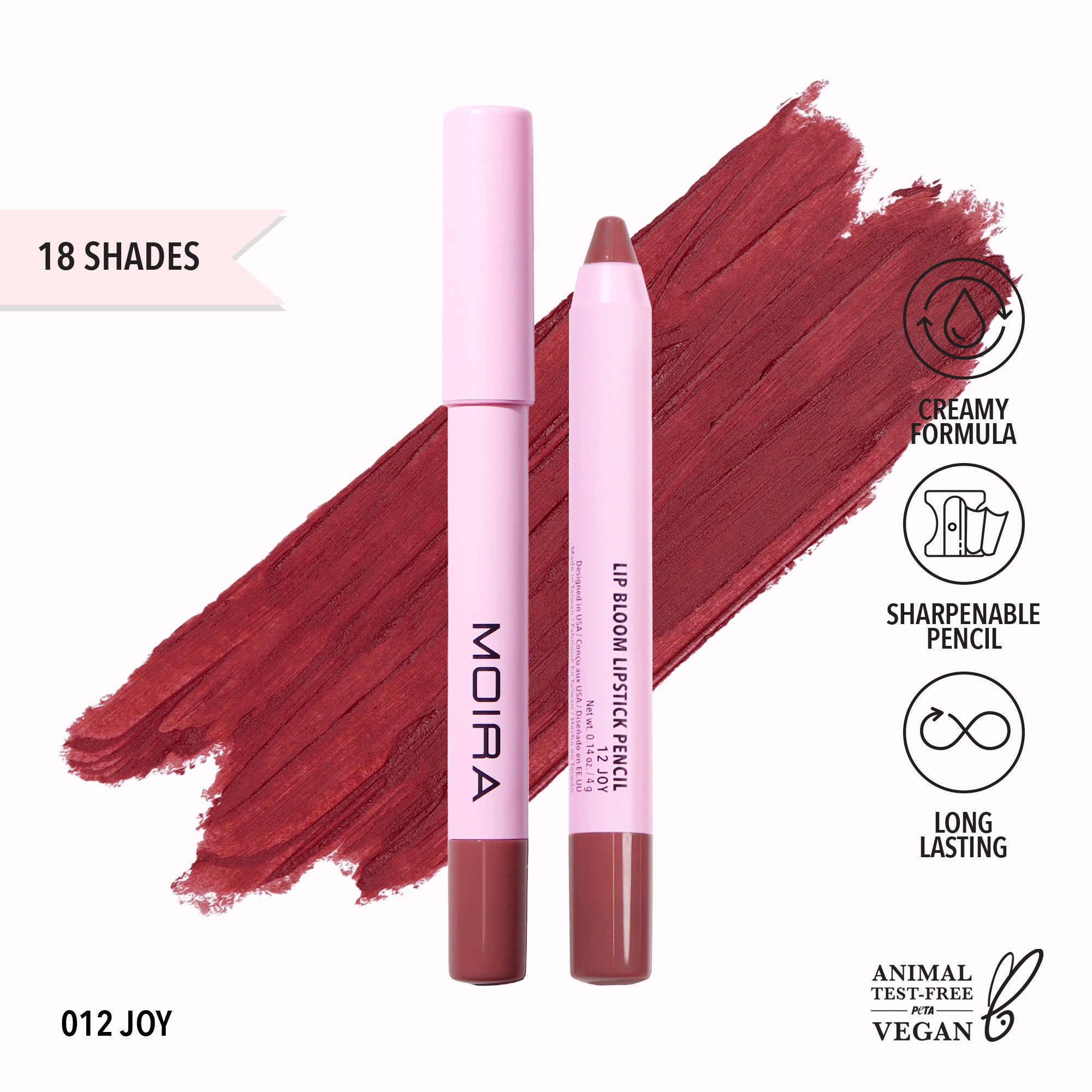 Lip Bloom Lipstick Pencil (012, Joy)
