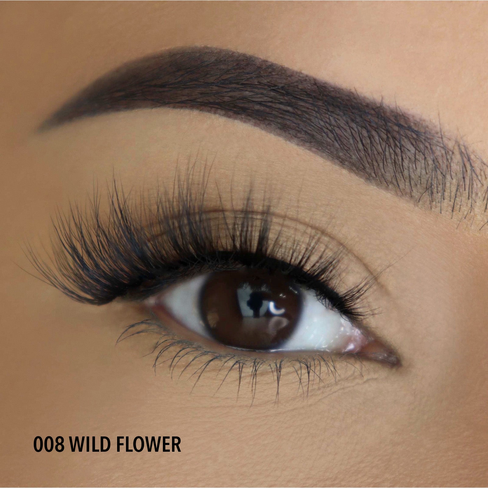 3D Effect Bionic Vegan Faux Mink Lashes (008, Wildflower)
