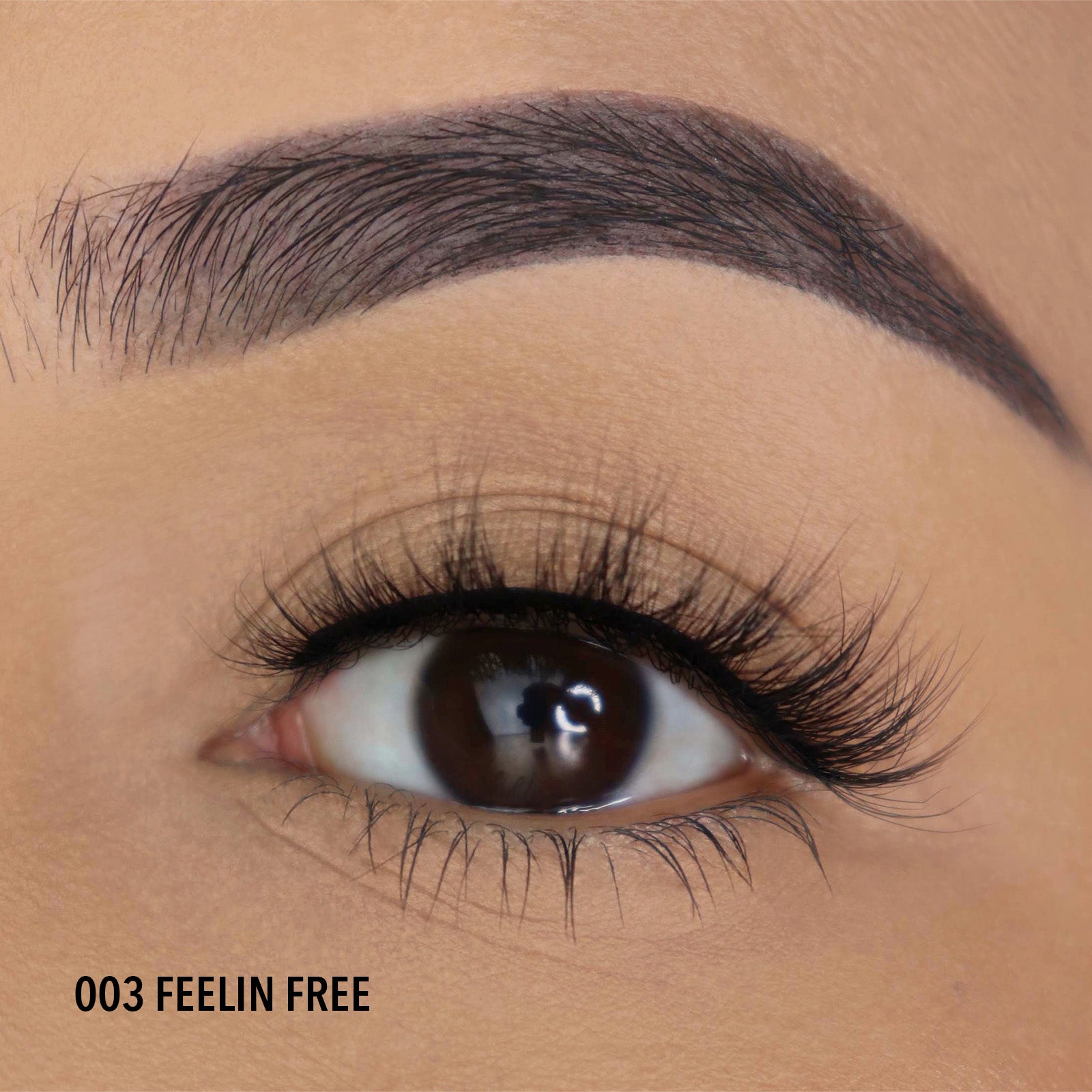 3D Effect Bionic Vegan Faux Mink Lashes (003, Feelin Free)