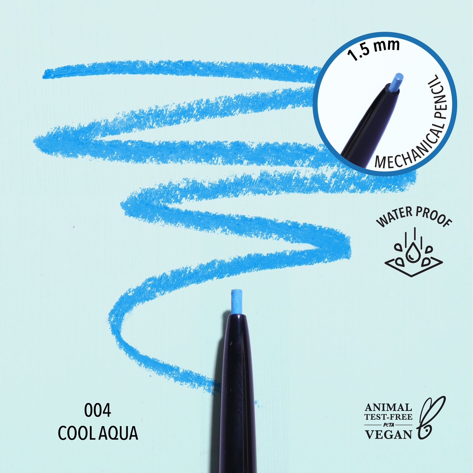 1.5MM Undeniable Gel Liner (004, Cool Aqua)