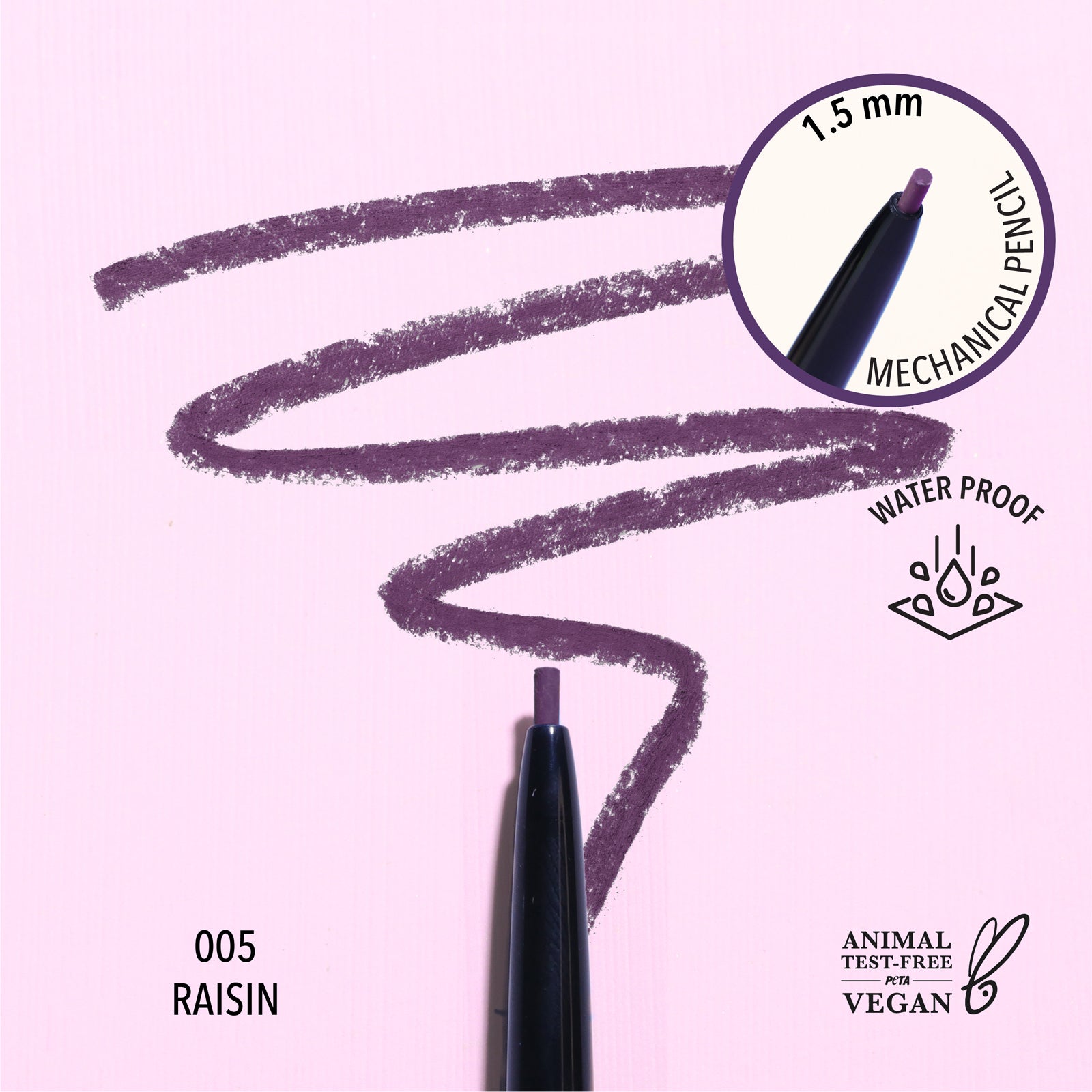 1.5MM Undeniable Gel Liner (005, Raisin)
