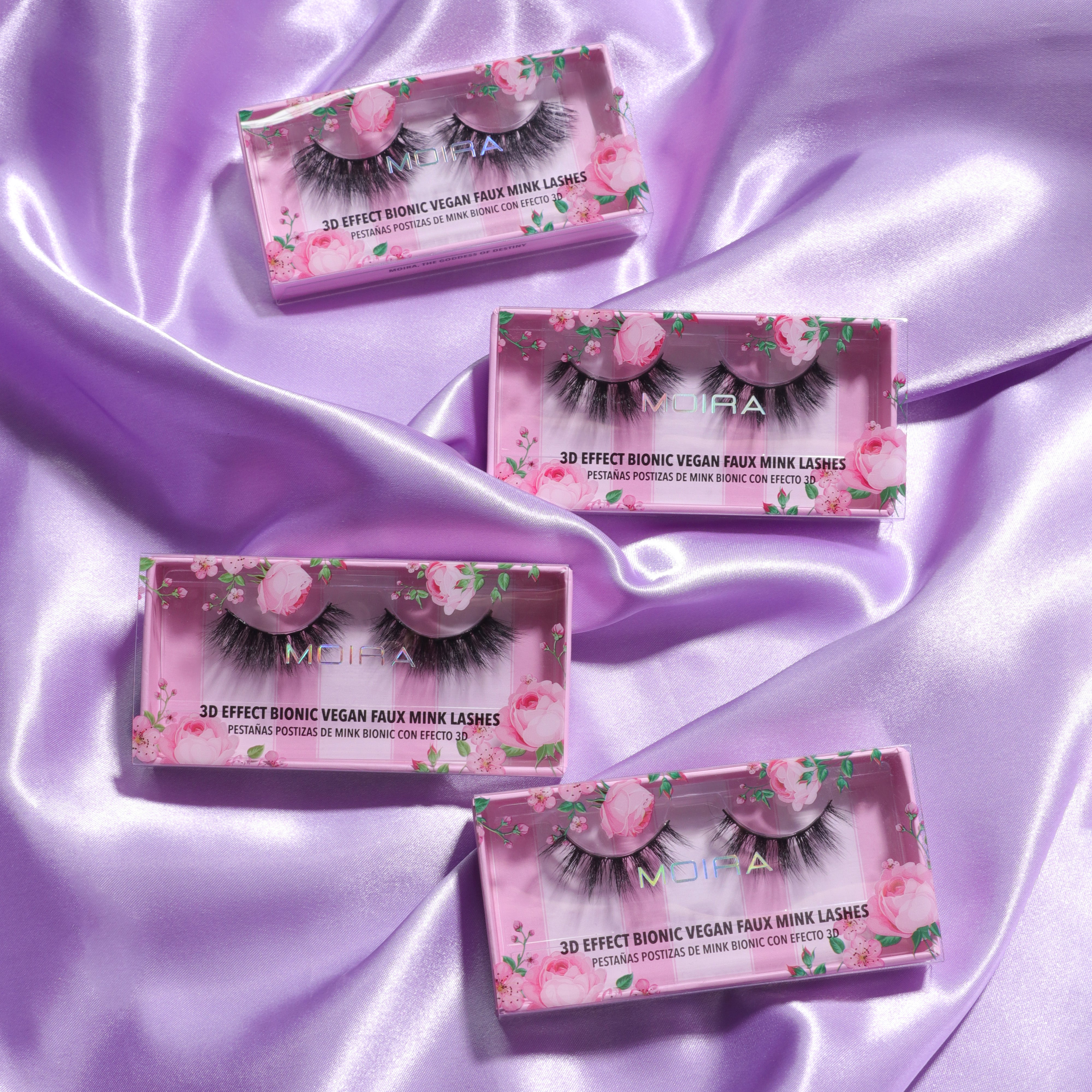 3D Effect Bionic Vegan Faux Mink Lashes (001, Golden Hour)