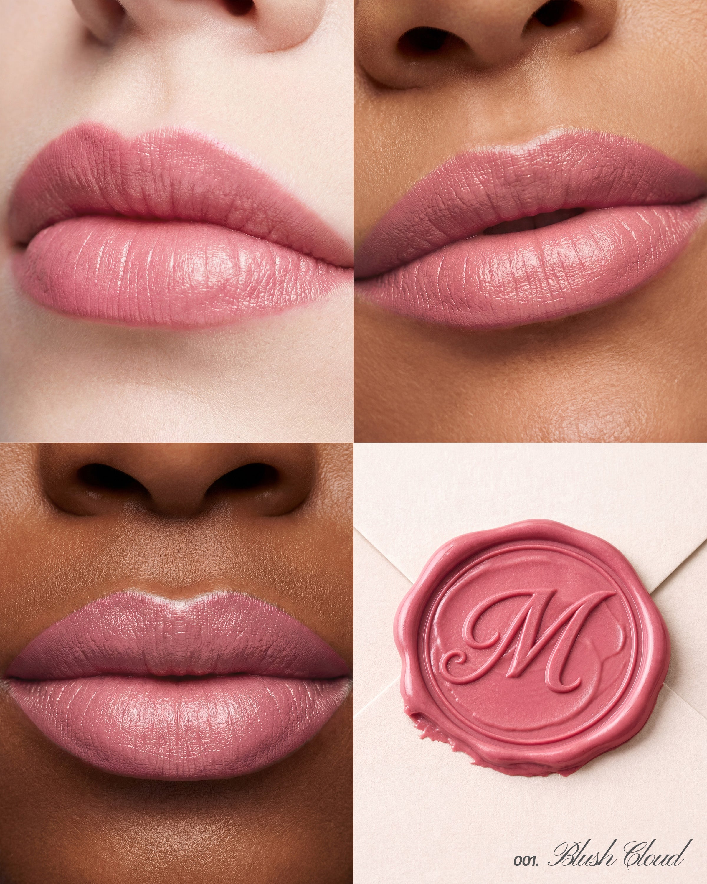 Angel Satin Lipstick (001, Blush Cloud)