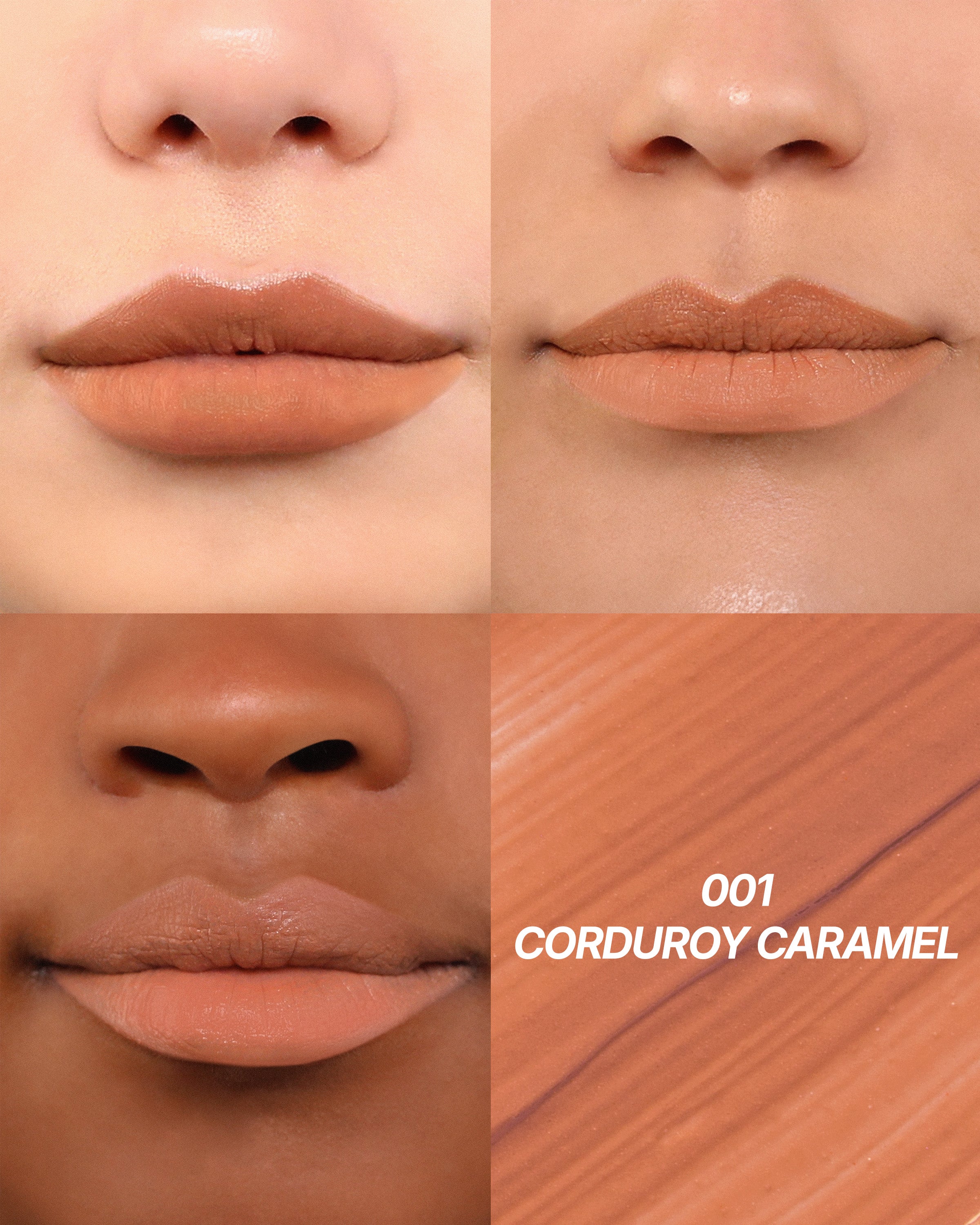 Cushion Kiss Lip Cream (001, Corduroy Caramel)