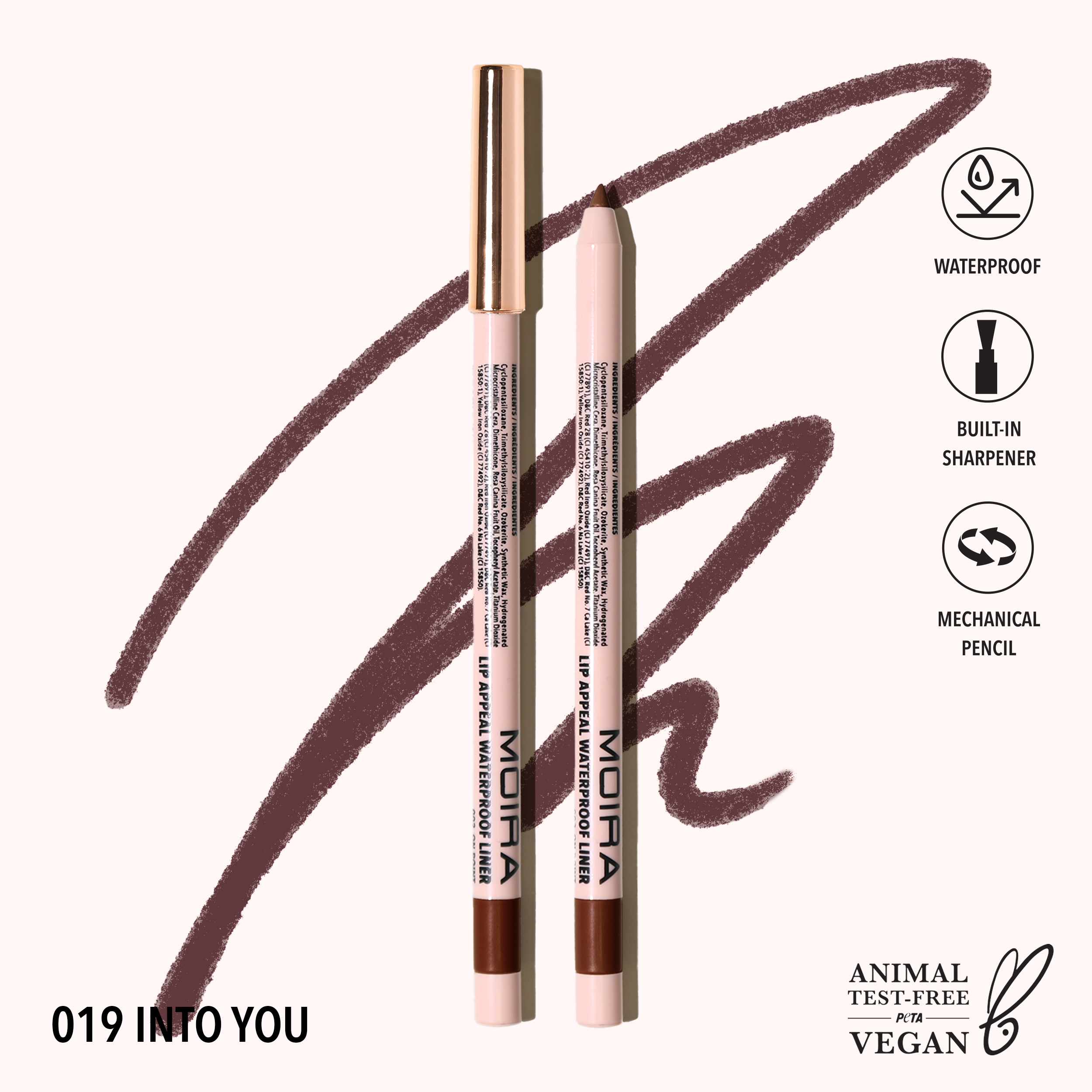 Lip Appeal Waterproof Liner (019, Into You)