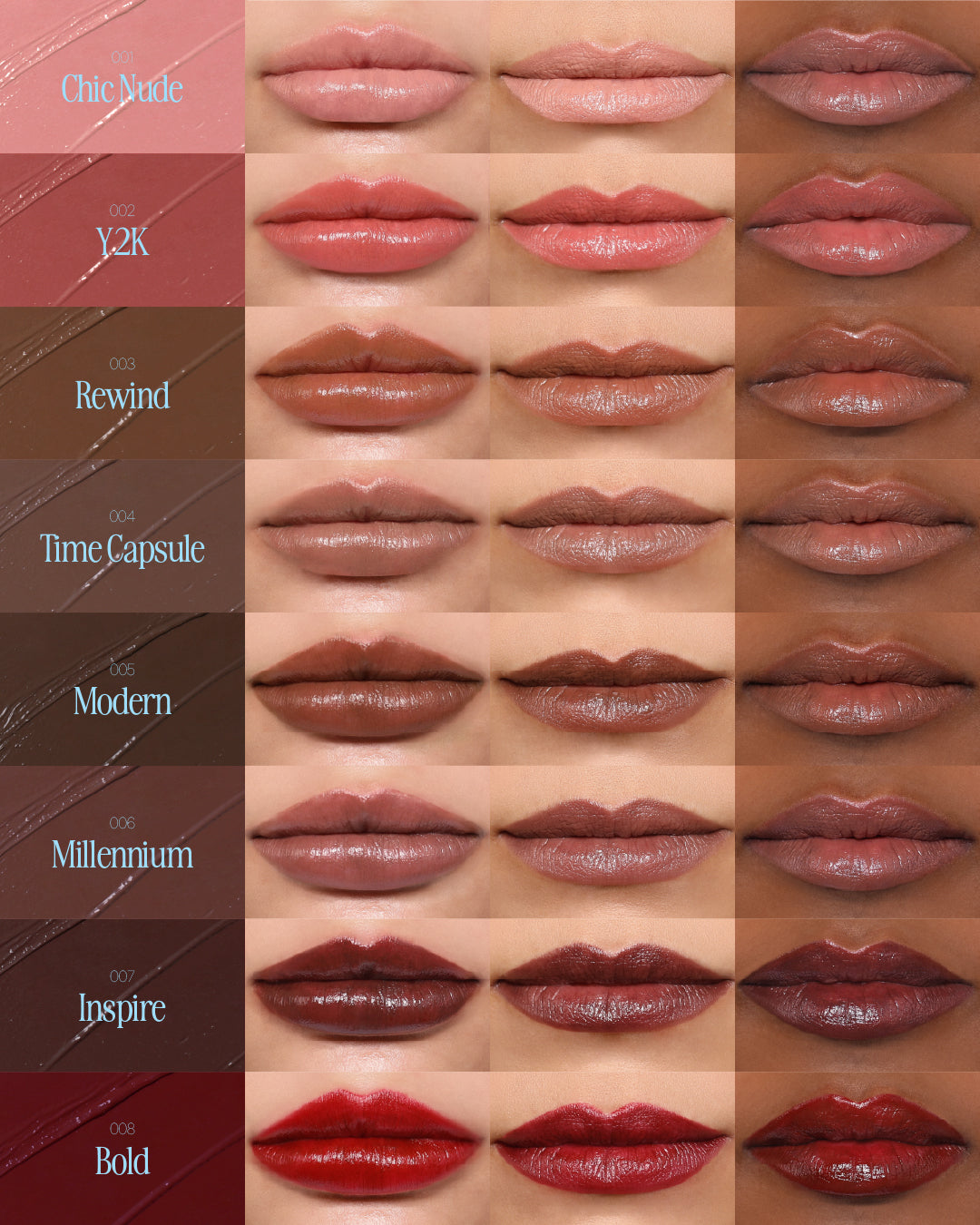 Chic Satin Lipstick (001, Chic Nude)