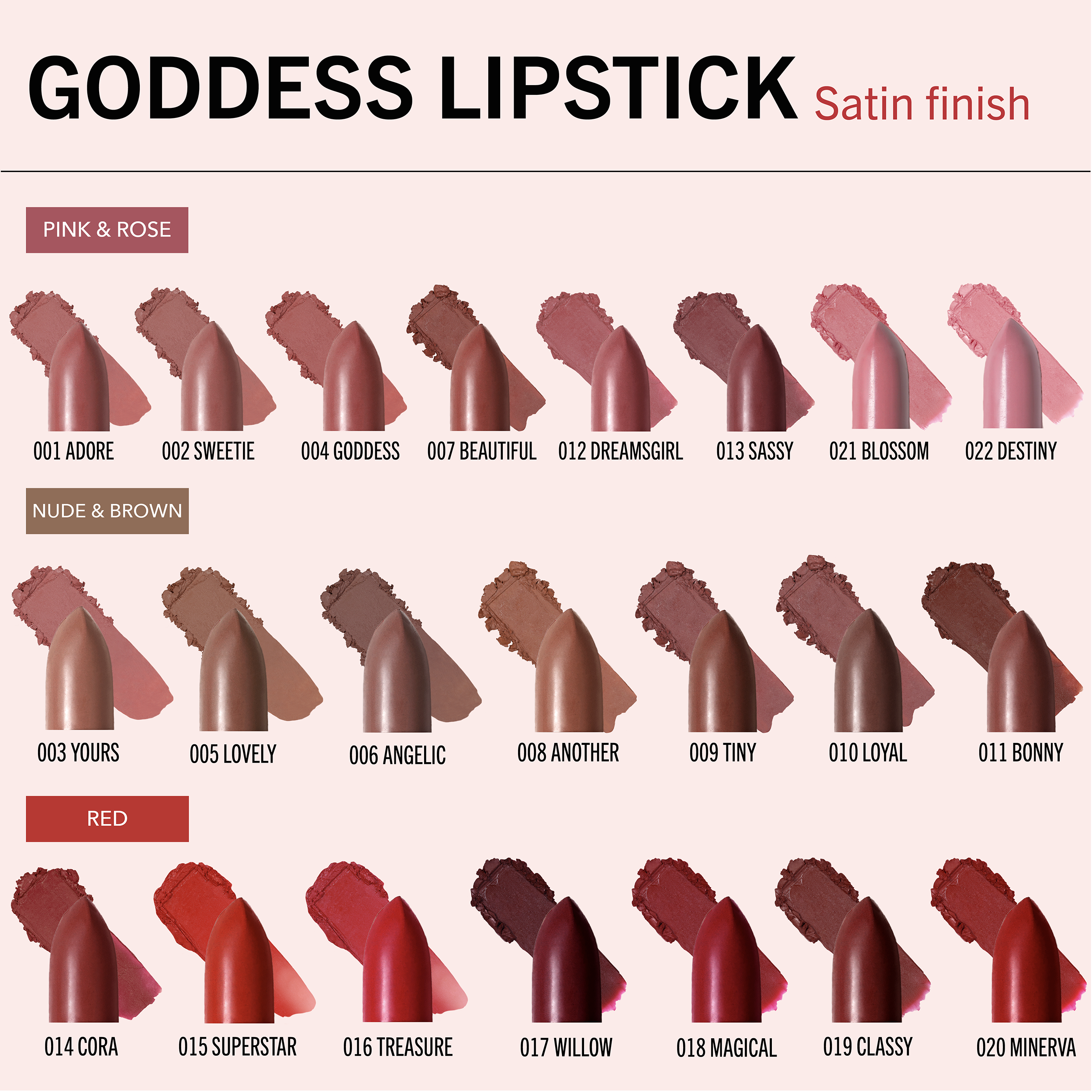 Lip Goddess Lipstick (021, Blossom)