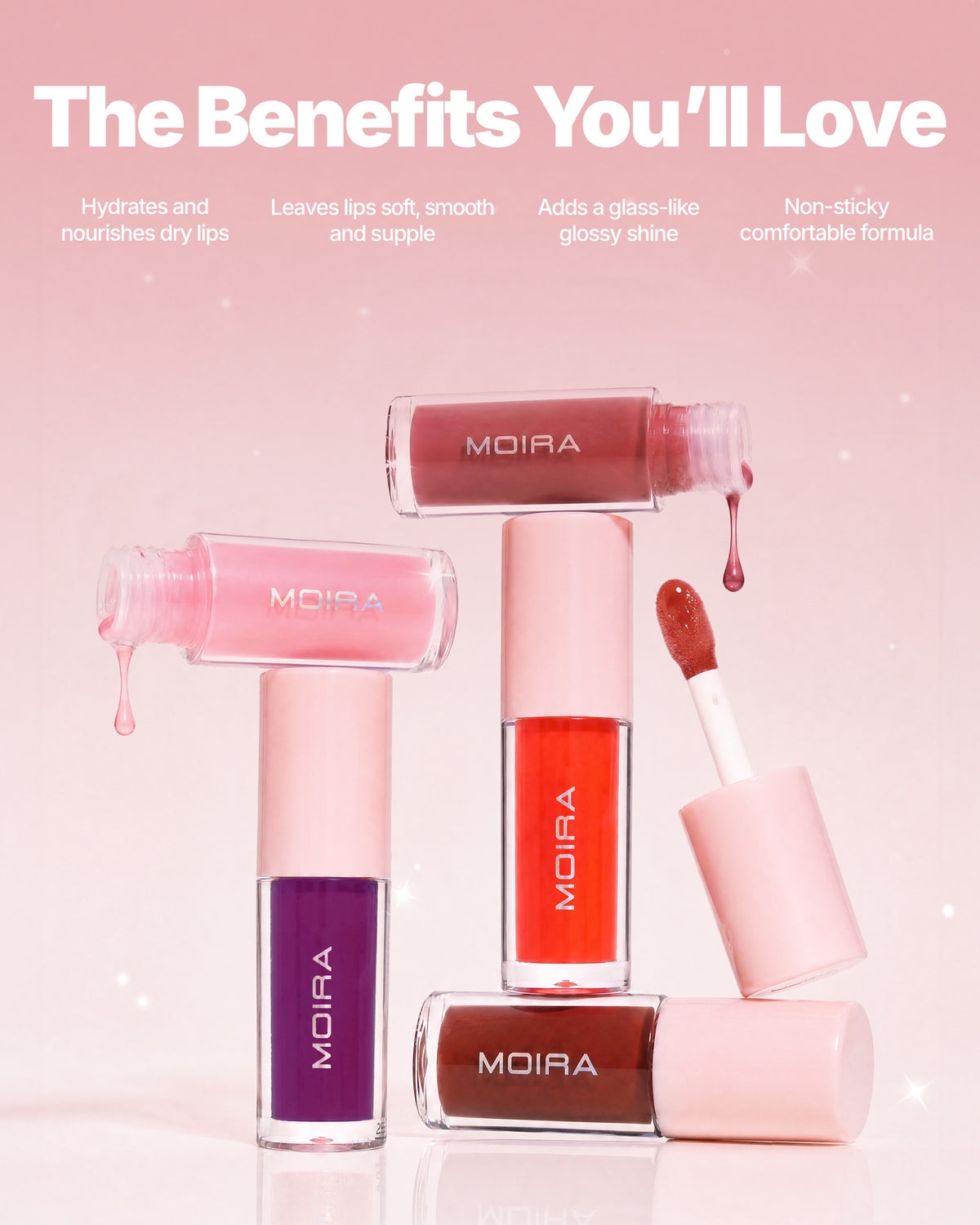 Glow Getter Hydrating Lip Oil (009, Bubble Pink)