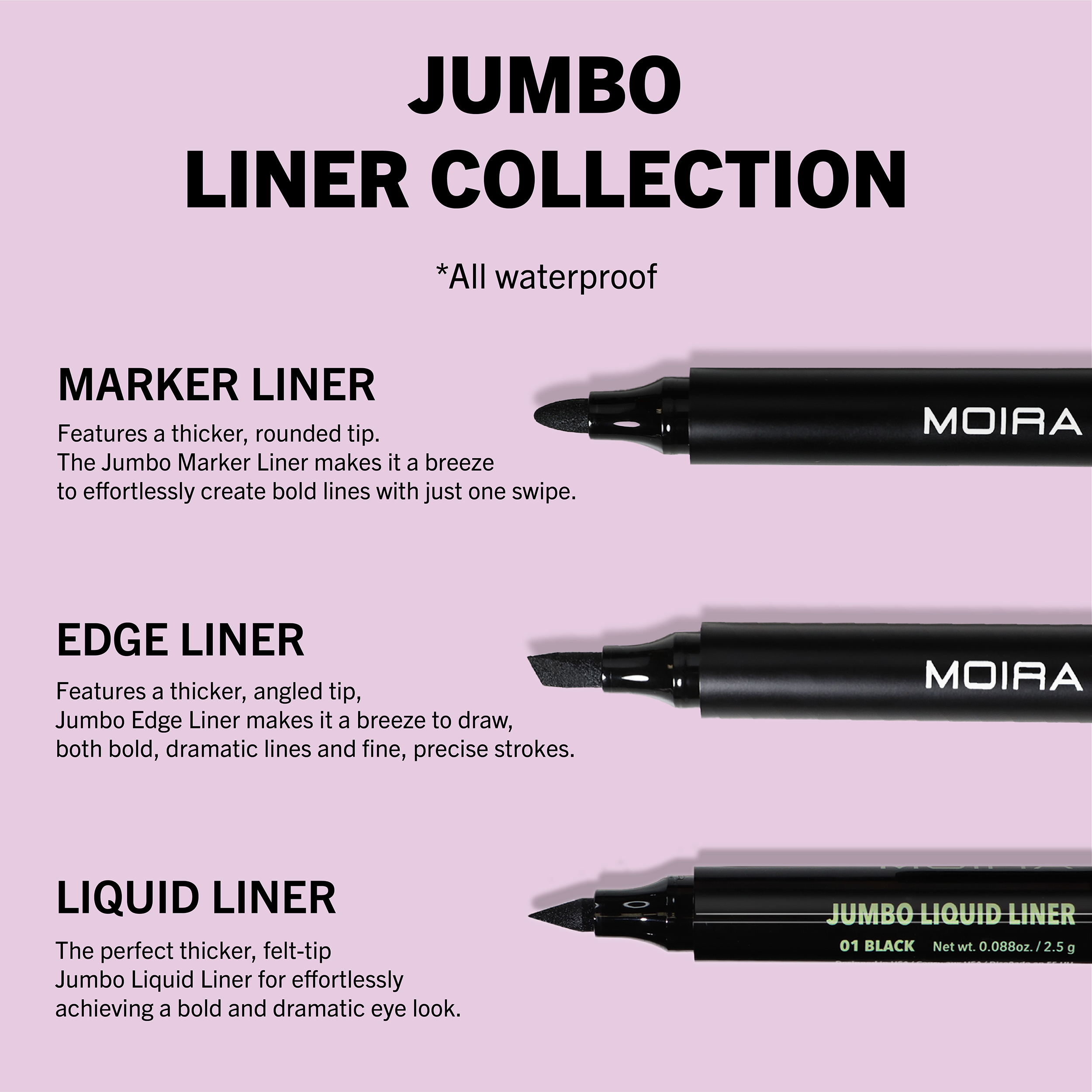 Jumbo Marker Liquid Liner (001, Black)