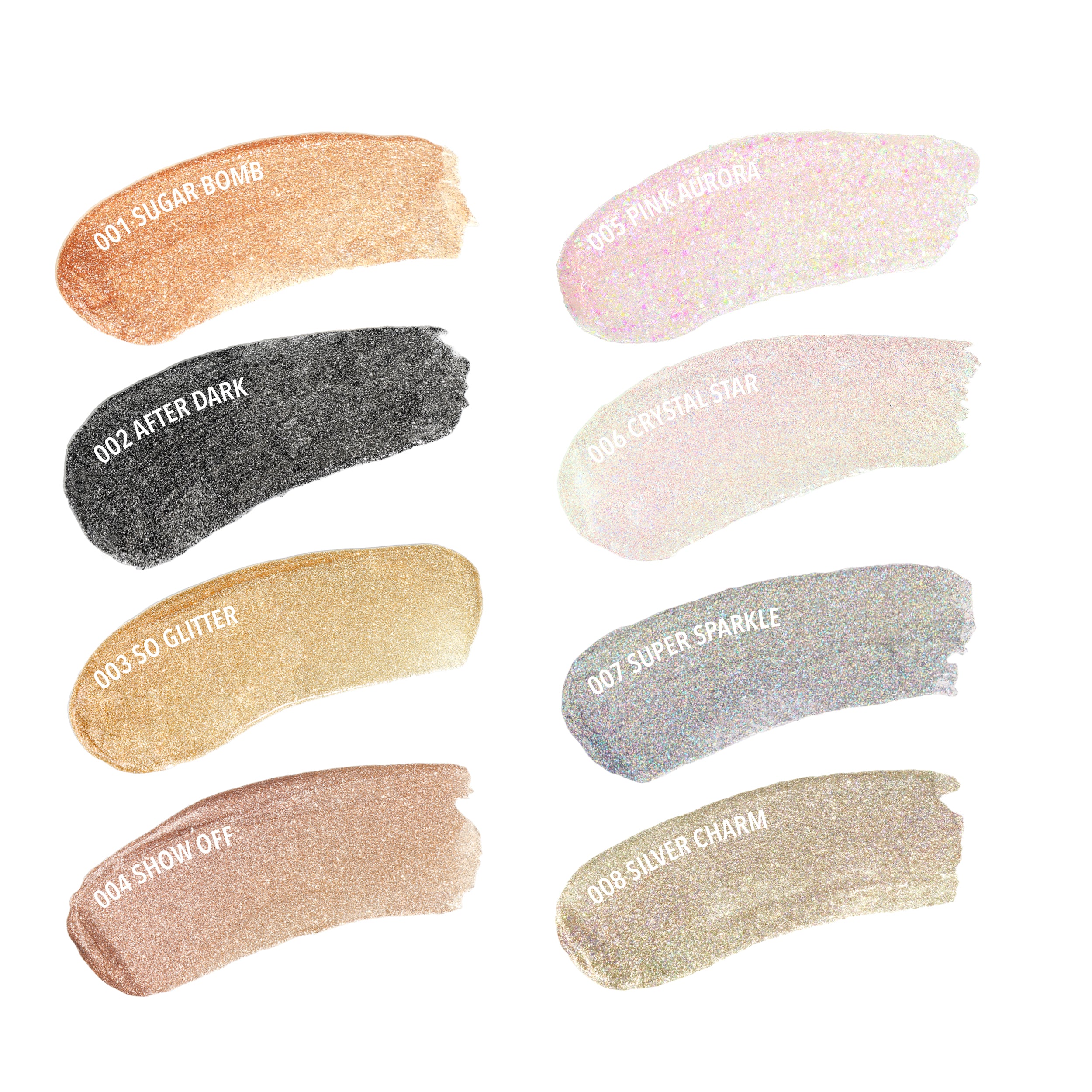 Glitter Glitter Liner Bundle (001-008)